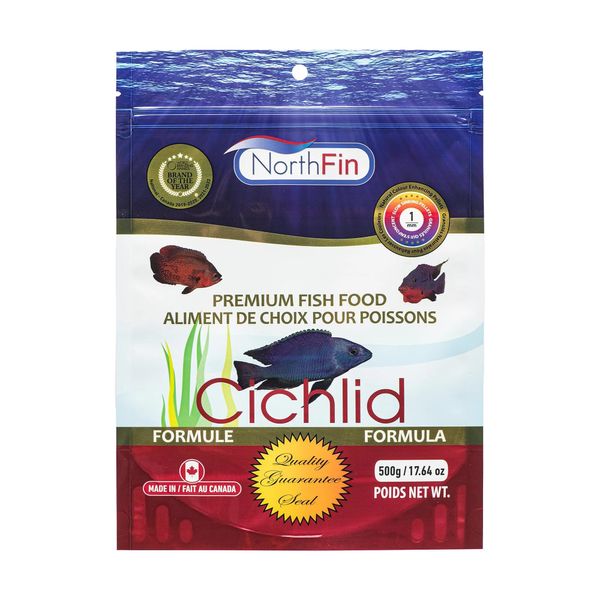 Northfin Fish Food Cichlid Formula Slow Sinking Pellets (1mm 500g)