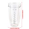 3 Pack 32 oz Colossal Cup + Extractor Blade compatible with Nutribullet Lean NB-203 1200W Blender