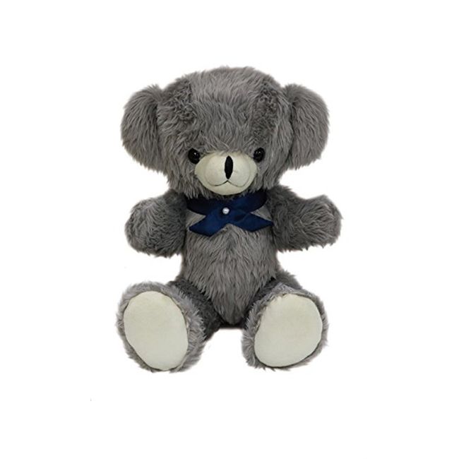 Sugar Teddy Bear, Medium, 11.8 inches (30 cm), Sesame Grey, M-SG