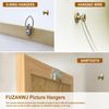 Picture Hangers, 4-in-1 Double Headed Hooks, Hanging Gold 