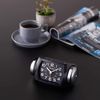RHYTHM 8RA647SR02 Alarm Clock, Loud Bell Sound, Alarm, Backlight, Continuous Second Hand