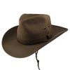 Jaxon & James Oilcloth Aussie Hat - Brown L