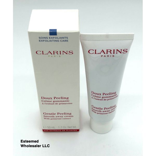 CLARINS Gentle Peeling Smooth Away Cream w/Primrose Extract 1.7oz