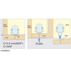 Touch Latch Magnetic Push to Open Door Latch for Medium Doors Black 2 Pack