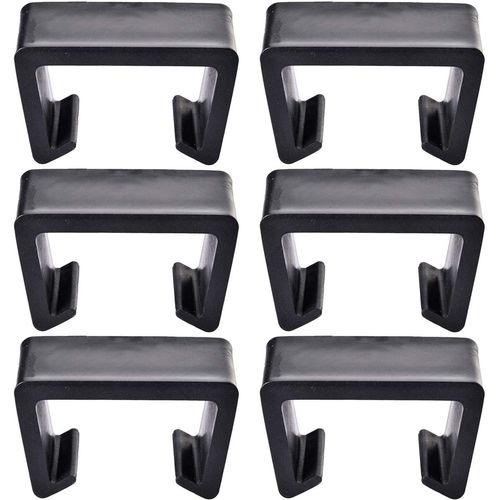 Wicker Patio Furniture Clips, Chair Couch Clip Sectional Connector for Outdoor Garden Rattan Aligment Rattan Furniture Clamps,Large 6Pieces