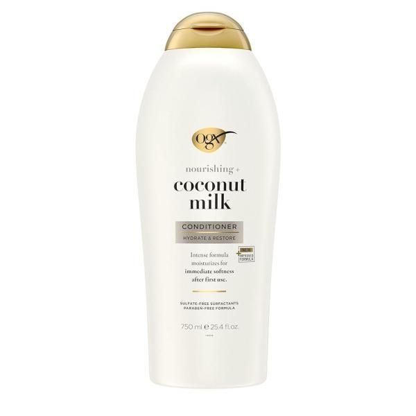 OGX Nourishing Coconut Milk Moisturizing Conditioner Strong  Healthy Hair with Oil Egg White Protei