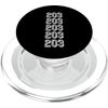 203 Area Code Manitoba PopSockets PopGrip for MagSafe