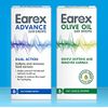 Earex Advance - removes hard ear wax- prevent ear wax build up - easy squeeze bottle - 12ml