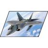 COBI Armed Forces Lockheed F-22 Raptor, Black & White