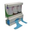 Duo Glove and Apron Dispenser White Plastic