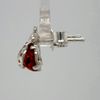 BALTIC AMBER, Cognac / Brown, Ladybug, Post EARRINGS, 925 STERLING SILVER #5011e
