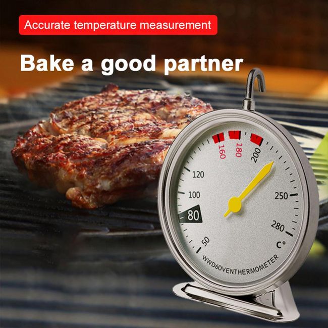 Cooking Food Meat Dial Stainless Steel Oven Thermometer