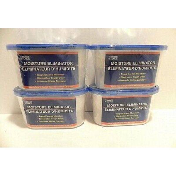 4 Moisture Eliminator Absorber Home Store Garage Basement Closet Car RV Boat