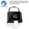 Waterproof Smart Fingerprint Door Lock Keyless Padlock Security USB Rechargeable