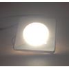 RV LED Square Ceiling Light 12VDC Waterproof 24 Chrome Plated Optic Lens