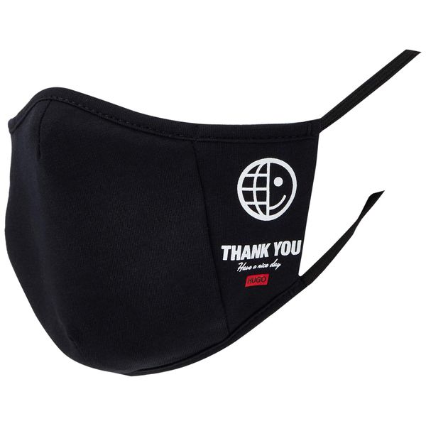 HUGO Unisex Mouth and Nose Mask, Black 1