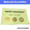 2.5 cm Scratch Off Stickers - Round Circle Silver, Pack of 150