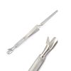 OdontoMed2011 C-curve Nail Pinching Tool Acrylic Gel Tips Multi-function Young Color (Silver)