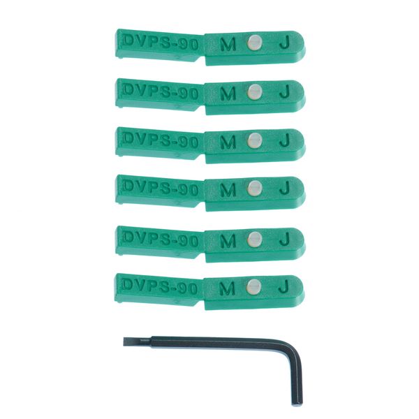 MICROJIG MatchFit Pop Stop (6-Pack) – Innovative Dovetail Track Stops for Versatile Woodworking | Low-Profile Design for Jigs, Sleds, Miter Saw Stations & More | Includes Custom Screwdriver, DVPS-90K6