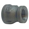 1-1/4" x 1" FNPT Black Malleable Iron Reducer