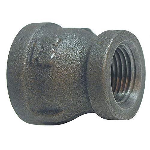 1-1/4" x 1" FNPT Black Malleable Iron Reducer