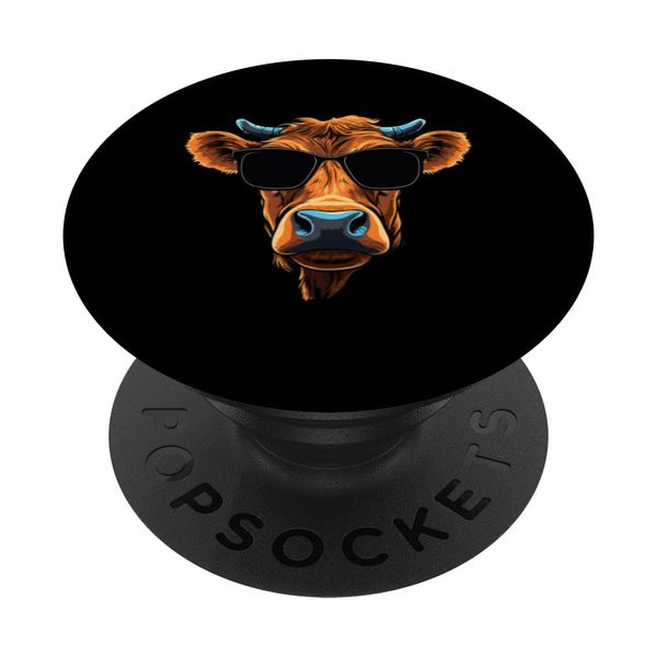 Dad Mom Cool Sunglasses - Funny Limousin PopSockets Swappable PopGrip