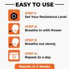 Lung Trainer Breathing Exercise Device Endurance Strength for Athletes