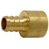 SharkBite UC600LFA10 PEX Pipe Sweat Adapter, 1/2 In. Brass Barb Insert x 1/2 In.