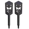 Infinity X1 500 Lumens Motion Activated Solar Security Pathway light, 2 Pack