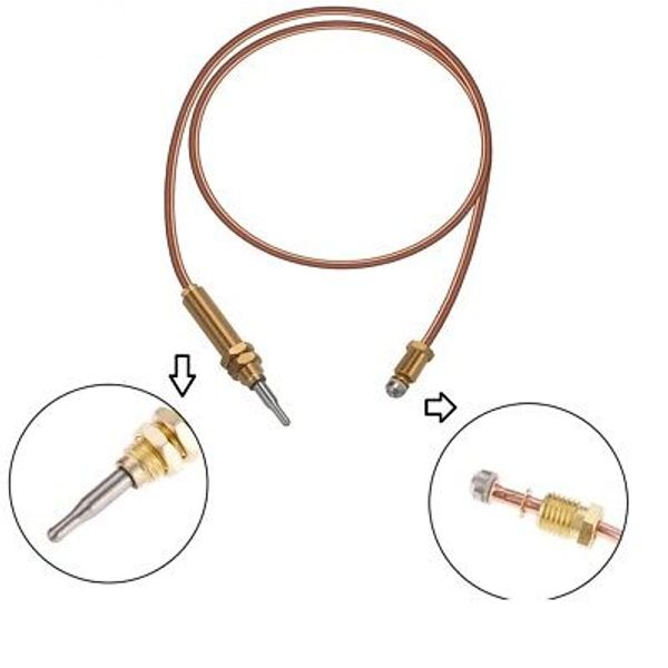 Universal Thermocouple for Gas Fireplace Fire Pit Thermocouple BBQ Grill Heater