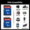 INDMEM SD Card 2GB 2 Packs Class 4 MLC Secure Digital Flash Memory Card Camera Card