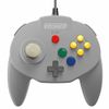 Retro-Bit Tribute 64 Controller for Nintendo N64 Original Classic Grey
