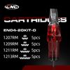 Tattoo Cartridges Needles 20pcs #12 Standard Round Magnum Assorted Tattoo Needle Mixed Cartridge for Tattooing 7RM 9RM 11RM 13RM EN04-20KIT-O
