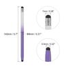 uxcell Stylus Pen for Touch Screen Capacitive Stylus Tablet Pen Sensitivity Accuracy Universal for Touch Devices Gradient Purple