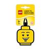 Lego Face Luggage Tag