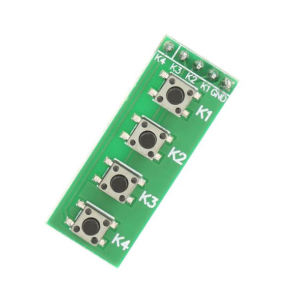 4 Key Push Button Switch Module 4 Channel Keyboard Board Array Button Module for Mini Mega2560 Breadboard