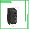 Square D - QO250CP QO 50 Amp Two-Pole Circuit Breaker
