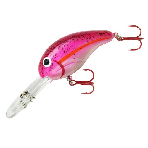 Bandit Lures 300 Crankbait Bass Fishing Lures, Fisghing Accessories, Dives to 12-feet Deep, 2", 1/4 oz, Hotty Totty, (BDT3D48)