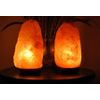 Himalayan Salt Table Lamp, 7"-9" Height, Dimmer Switch, Set of 2 Night Light