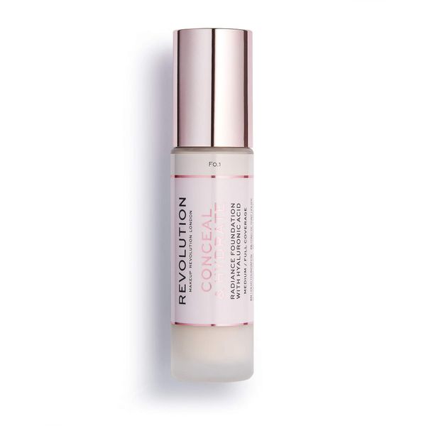 MakeUp Revolution Beauty Conceal & Hydrate Foundation F0.1