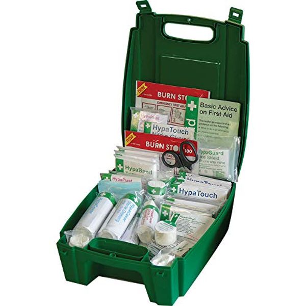 Evolution British Standard Compliant Workplace First Aid Kit in Green Case (Medium) K3031MD