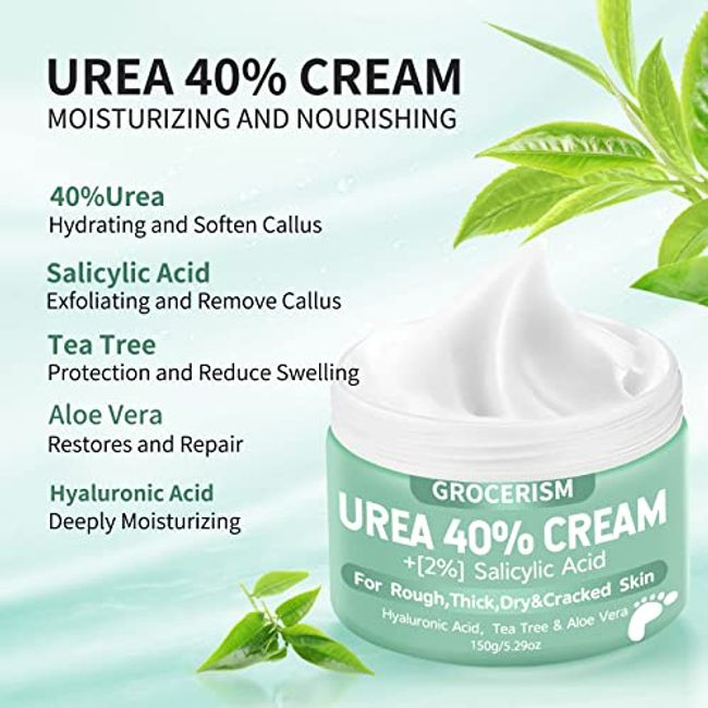 Urea 40% Foot Cream with 2% Plus Salicylic Acid for Heels - best