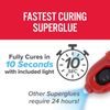 J-B Weld Light-Activated Superglue Clear 5g 2-Pack - Fast Cure Adhesive