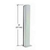 CRL D990A18E Satin Anodized 18" End Design Series Partition Post