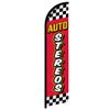 Auto Stereos Full Curve Windless Swooper Flag Car Sound System RD/BL