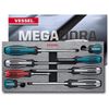 Vessel Tools 980MIXEVA Megadora Impacta Assorted Screwdriver 8 Pieces Set