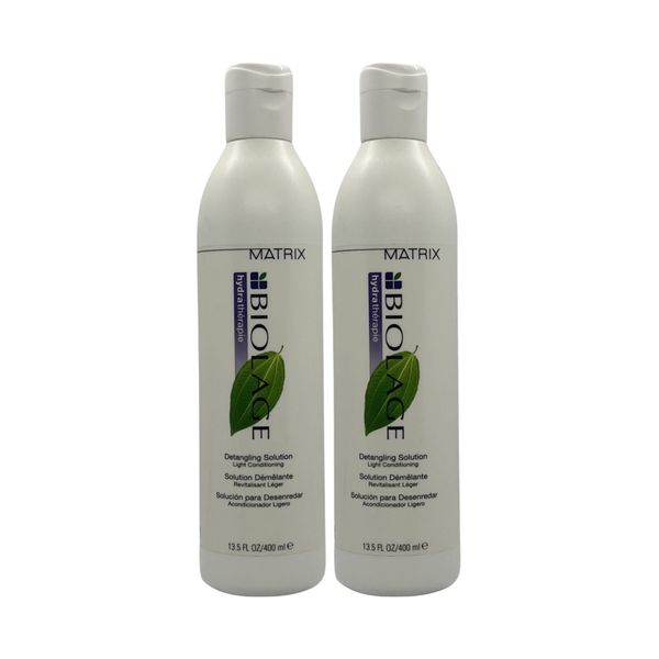 Matrix Biolage Detangling Solution Light Conditioner 13.5 Oz (Pack of 2)