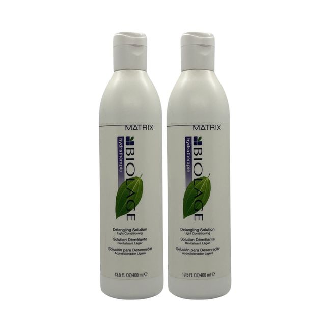 Matrix Biolage Detangling Solution Light Conditioner 13.5 Oz (Pack of 2)