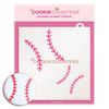 The Cookie Countess Baseball Stitches Stencil