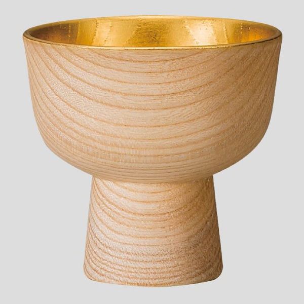 Yamanaka Lacquerware Guy Sake Delicious Cup, Natural Gold Foil